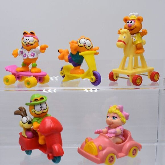 Vintage Toys 1980s McDonald's Happy Meal Toys Lot Of 5 - Picture 1 of 6